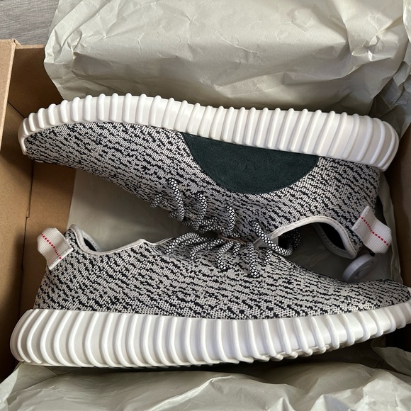 2022 ADIDAS Yeezy Boost 350 Turtle Dove AQ4832 Blue Gray Core White Size 12 NEW - Picture 3 of 13